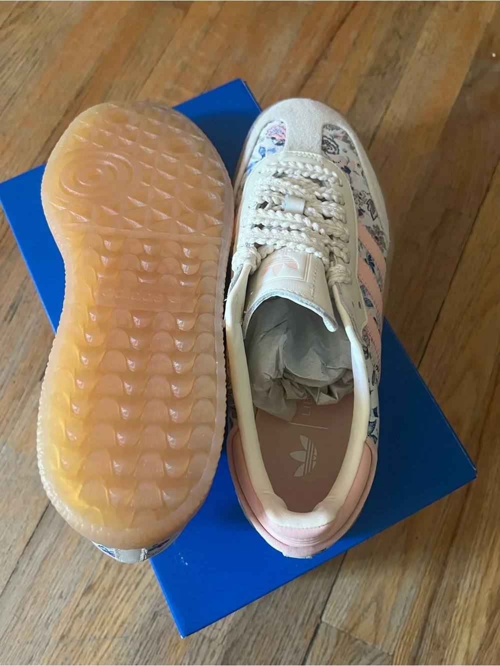 ADIDAS X LIBERTY LONDON COLLAB SAMBAE J UNISEX SIZE 7